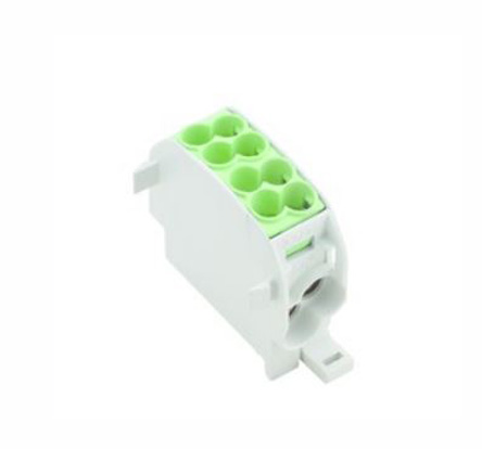 Weidmuller Distribution Block, 2 Way, 16 mm², 25 mm², 152A, 1 kV ac/dc, 600 V, Green