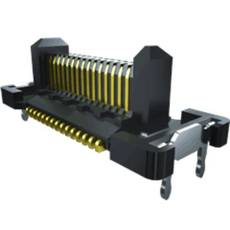 Samtec FT5 Series Vertical Surface PCB Header, 15 Contact(s), 0.5 mm Pitch, 2 Row, Shrouded