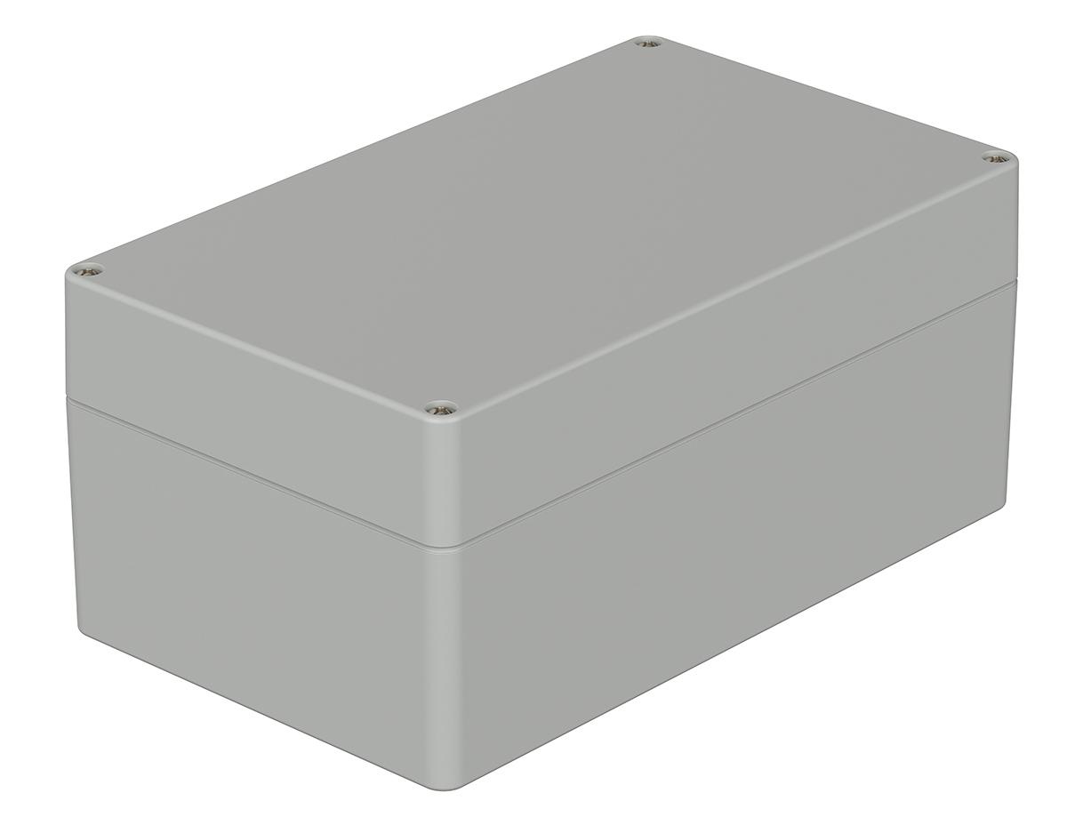 Bopla Euromas Series Light Grey ABS Enclosure, IP66, Light Grey Lid, 200 x 120 x 90mm