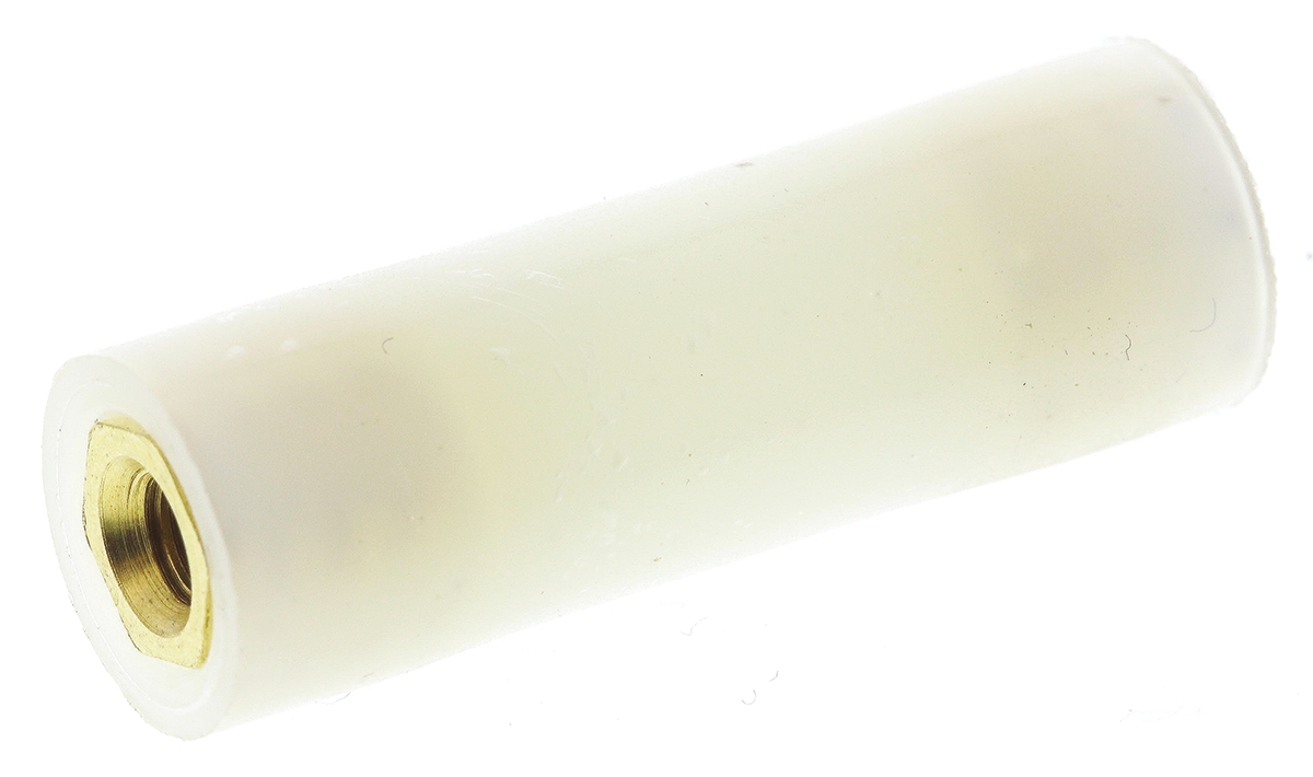 RS PRO Standoff, M3 x M3 Thread, 25mm Body, Nylon 66, Female/Female