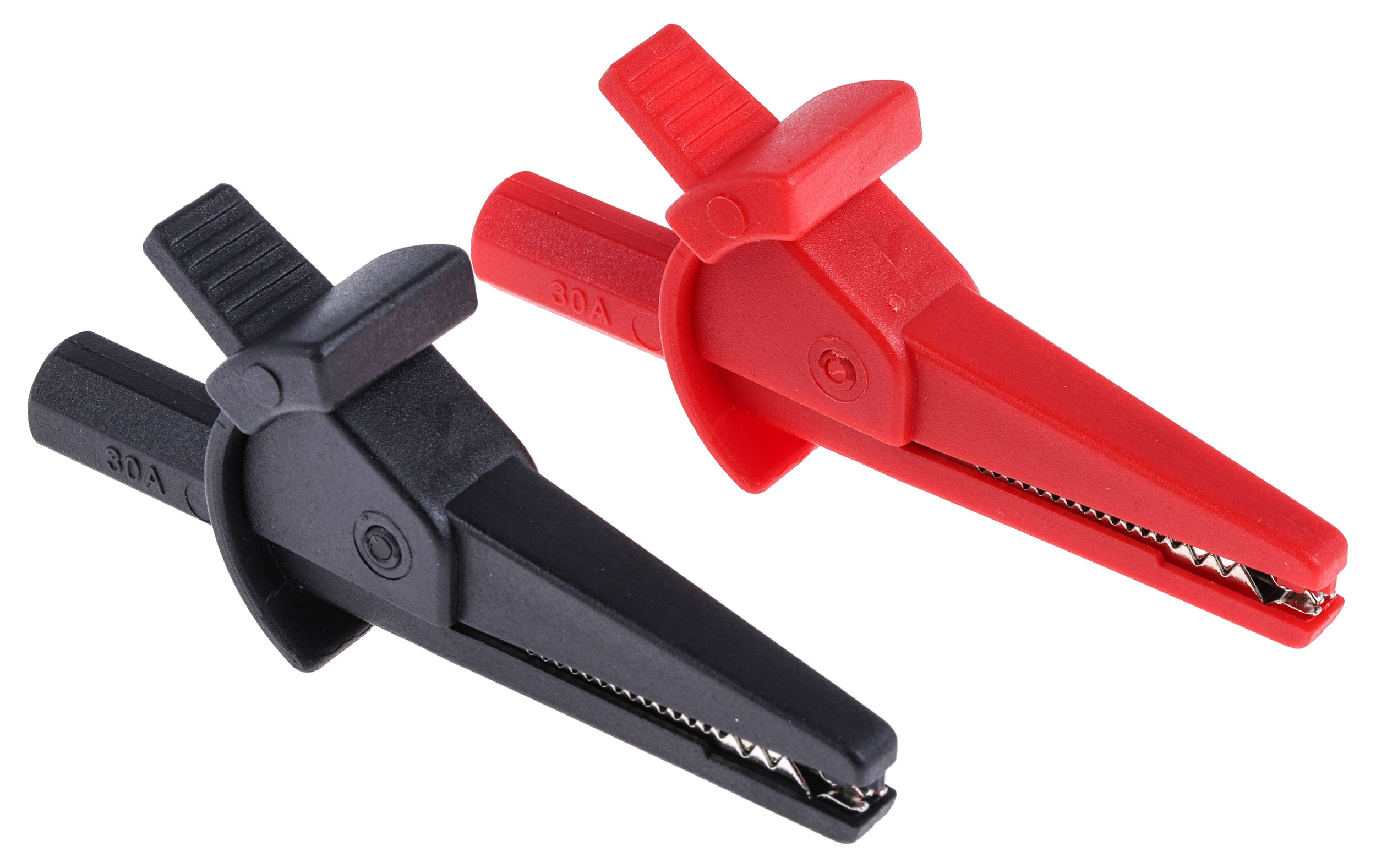RS PRO Crocodile Clip, Nickel-Plated Steel Contact, 30A
