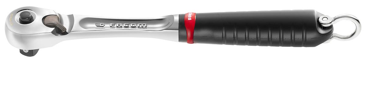 Facom SL.171SLS 1/2 in Square Ratchet with Bi-material Elastomer Handle, 262 mm Overall