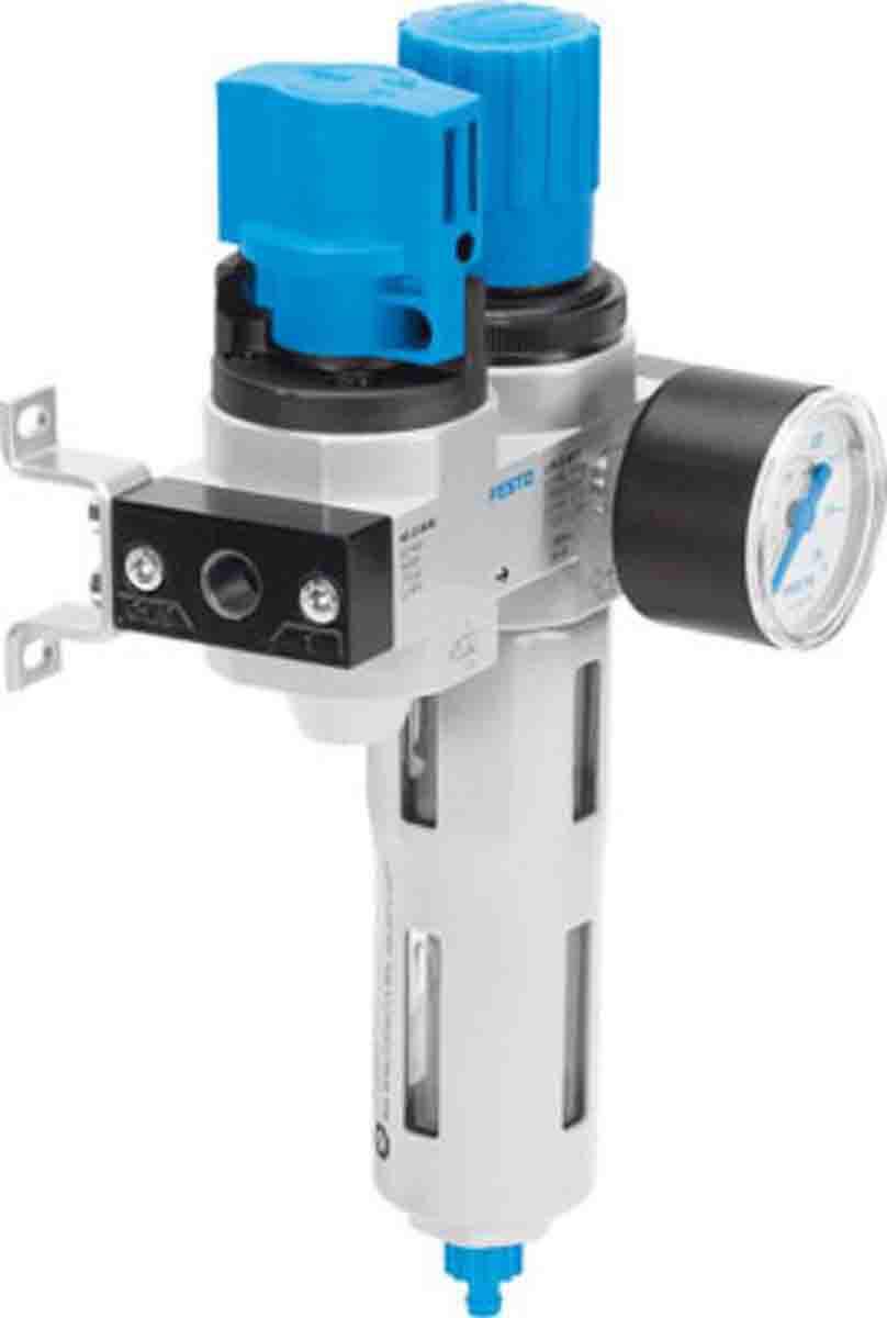Festo D Filter Regulator, 40μm, G 3/8, Manual, 185737