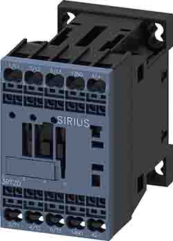 Siemens SIRIUS 3RT Size S00, 3RT2 Contactor, 24 V dc Coil, 3-Pole, 7 A, 3 kW, 1NO
