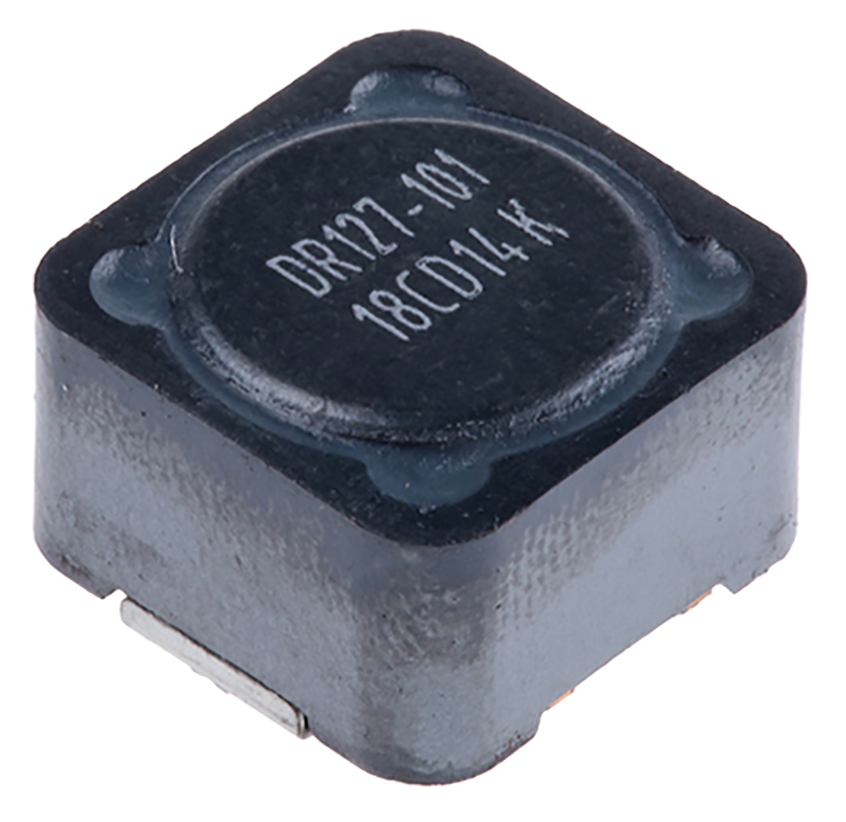 Eaton, 0127 Shielded Wire-wound SMD Inductor with a Ferrite Core, 100 μH ±20% Wire-Wound 3.64A Idc