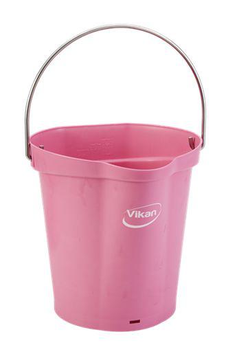 6L Plastic Pink Bucket With Handle
