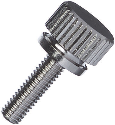 Yahata Neji, M3 Brass Thumb Screw, Nickel Plated Finish, 6mm