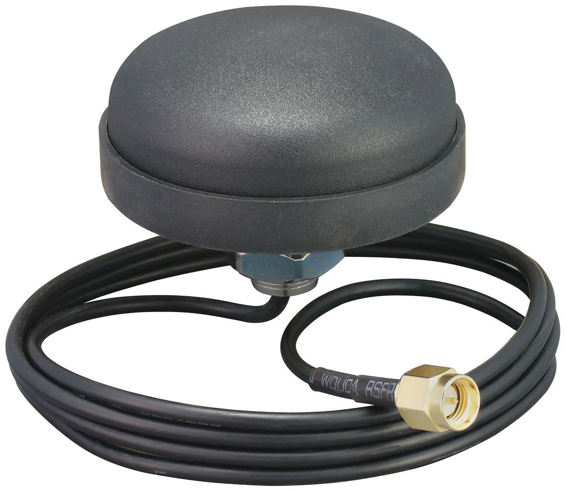 Linx ANT-5GW-SPS1-1 Puck Multiband Antenna with SMA Connector, 2G (GSM/GPRS), 3G (UTMS), 4G (LTE Cat-M), 5G, ISM Band,
