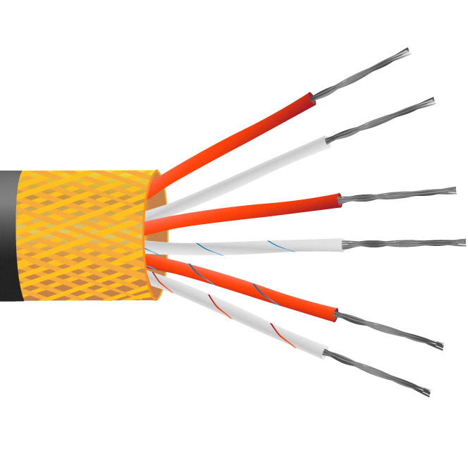 RS PRO Type RTD Resistance Thermometer Detector (RTD) Wire, 100m, Screened, PVC Insulation, +105°C Max, 7/0.2mm