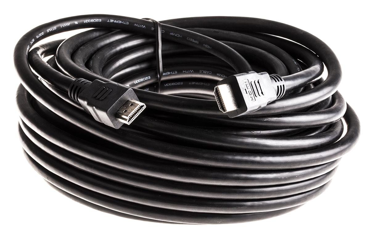 Roline High Speed, 15m Male HDMI Ethernet to Male HDMI Ethernet