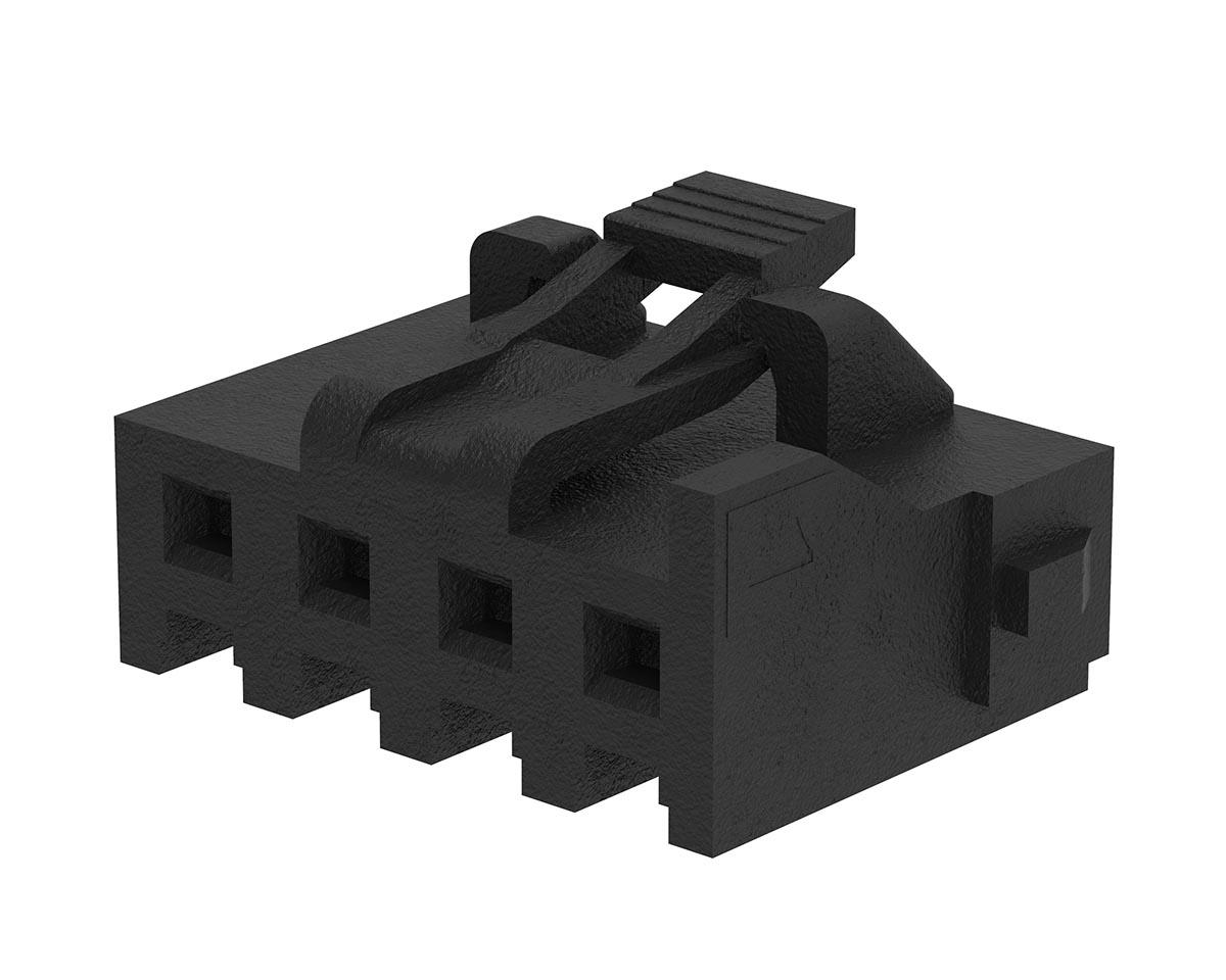 Molex, 209209 Receptacle Connector Housing, 3mm Pitch, 4 Way, 1 Row