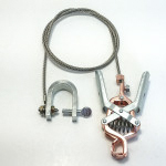 Mueller Electric Crocodile Clip, Stainless Steel Contact
