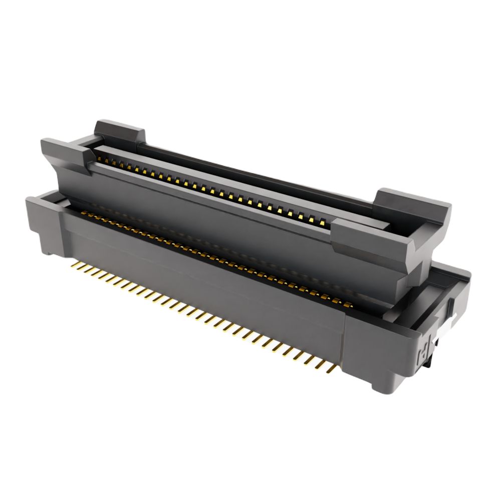 HARWIN FLECTO Series Vertical Surface PCB Header, 60 Contact(s), 0.8 mm Pitch, 2 Row, Shrouded