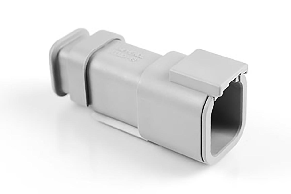 Amphenol Industrial, ATM Automotive Connector Socket Grey Cable Mount 6 Way, Crimp Termination ATM04-6P-SR01GY