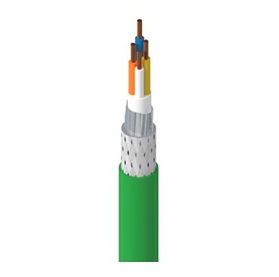 Belden70006E, 3000m Cat5e, Green Type A Plug to Unterminated, SF/UTP Shielded, Unterminated PVC Sheath