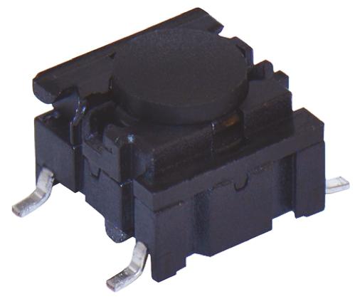 MEC IP67 Black Cap Tactile Switch, SPST 50 mA @ 24 V dc