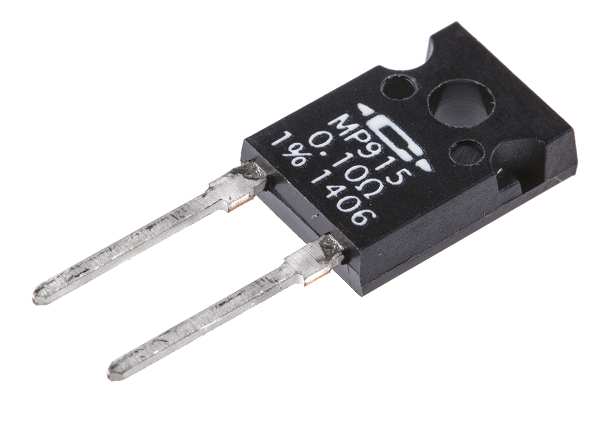 Caddock 100mΩ Power Film Resistor 15W ±1% MP915-0.10-1%
