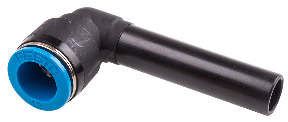Festo QSL Series Elbow Tube-toTube Adaptor, Push In 12 mm to Push In 12 mm, Tube-to-Tube Connection Style, 153069