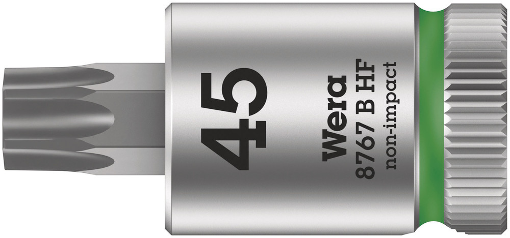 Wera 3/8 in Drive Bit Socket, Torx Bit, T30, 102 mm Overall Length