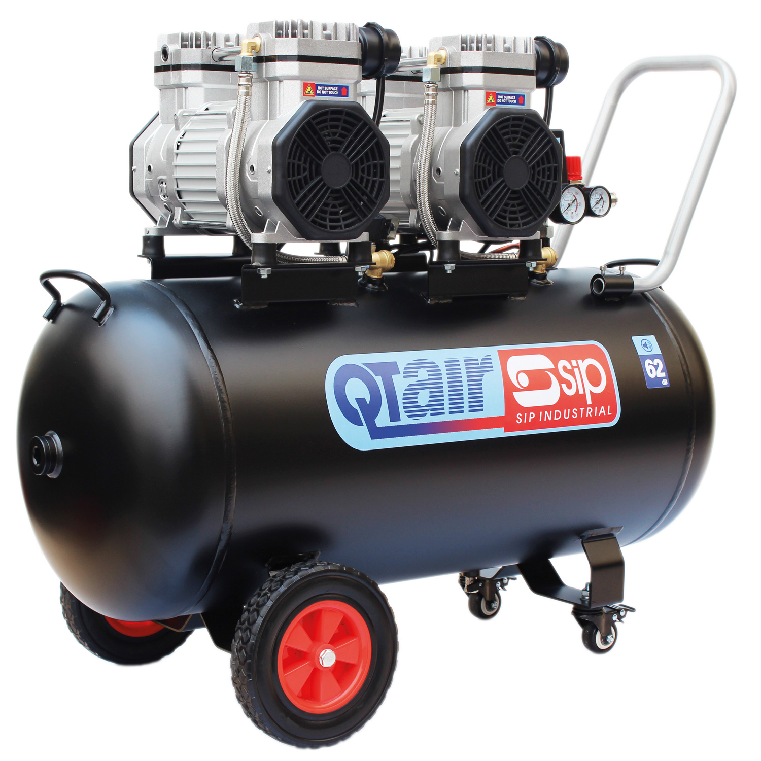 SIP 3HP 100L Air Compressor, 8bar, 70.35kg