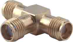 Huber+Suhner Tee RF Adapter SMA Socket to SMA Socket 18GHz