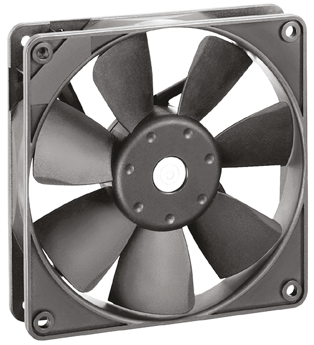 ebm-papst 4400 F Series Axial Fan, 12 V dc, DC Operation, 114m³/h, 2W, 119 x 119 x 25mm