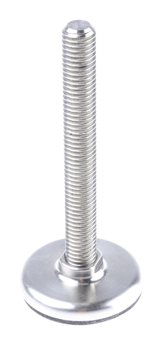 Nu-Tech Engineering M10 Stainless Steel Adjustable Foot, 600kg Static Load Capacity