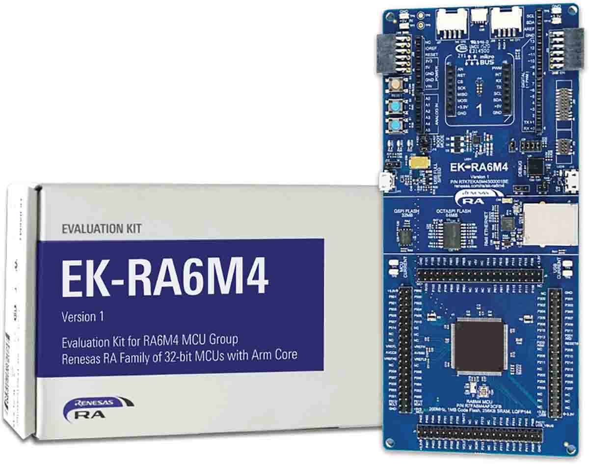 Renesas Electronics Evaluation Kit for RA6M4 Microcontroller Group Evaluation Board RTK7EKA6M4S00001BE
