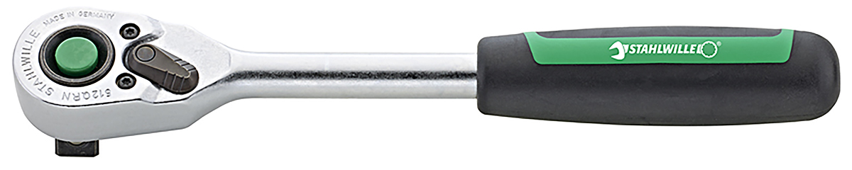 STAHLWILLE 1/2 in Square Ratchet with Ratchet Handle, 265.5 mm Overall