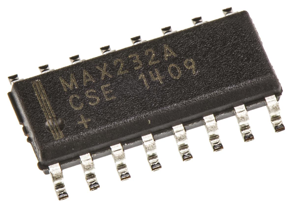Maxim Integrated MAX232ACSE+ Line Transceiver, 16-Pin SOIC