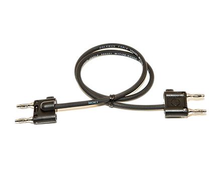 Mueller Electric Test lead, 300V, Black, 600mm Lead Length
