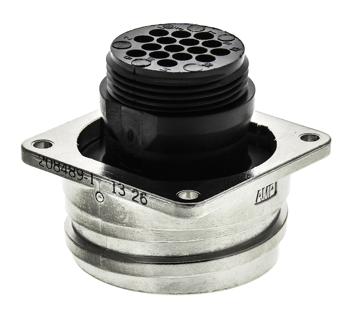 TE Connectivity Circular Connector, 16 Contacts, Panel, Standard Connector, Socket, Male, CMC Series