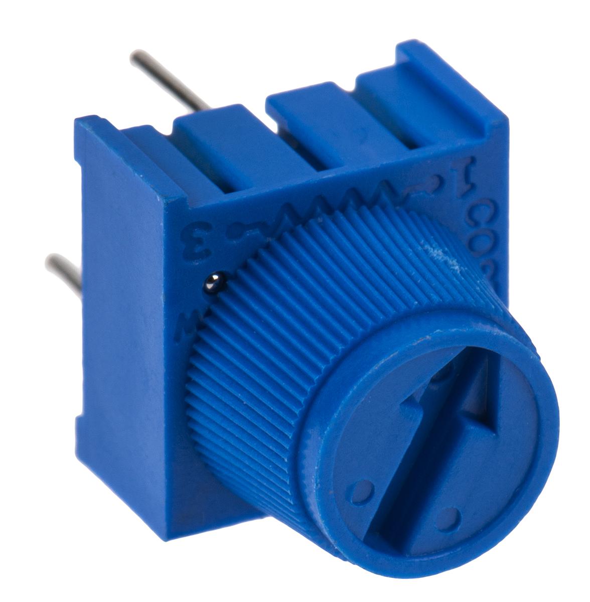 500Ω, Through Hole Trimmer Potentiometer 0.5W Top Adjust Bourns, 3386