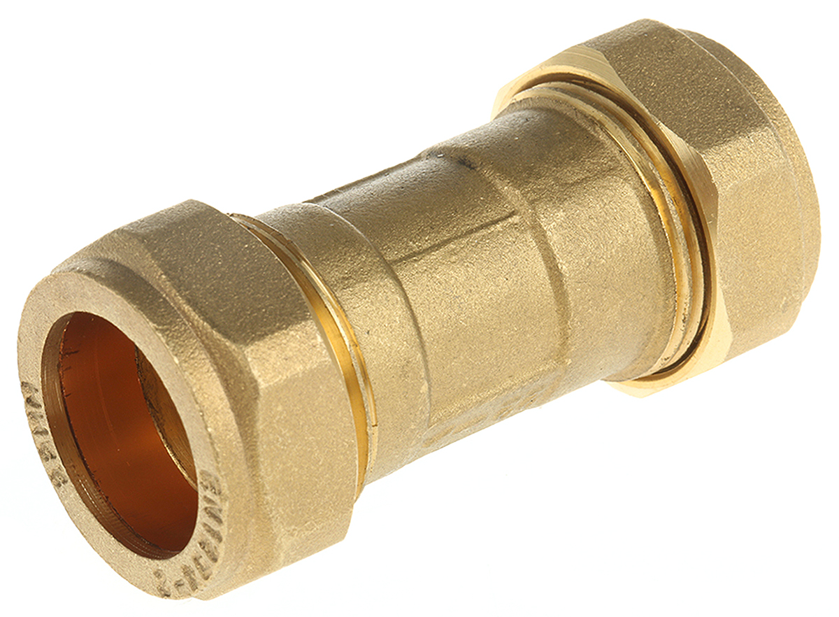 Reliance Brass 2 Way, Ball Valve, Compression, 22mm