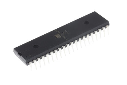 Microchip ATMEGA644PA-PU, 8 bit AVR, megaAVR Microcontroller, 20 MHz, 64kB FLASH, 40-Pin PDIP