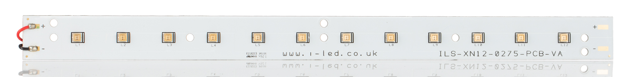 ILS-OV12-O275-VL030-SC201-W2. Intelligent LED Solutions, ILS-OV12-O275-VLXXX-SC201-W2. Series 12 UV LED, 275nm 130 °