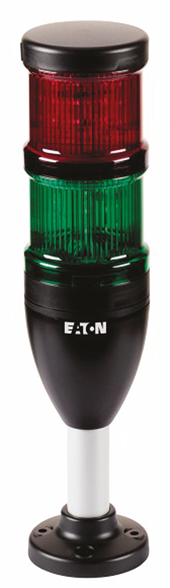 Eaton Red/Green Signal Tower, 2 Lights, 24 V ac/dc, Base Mount