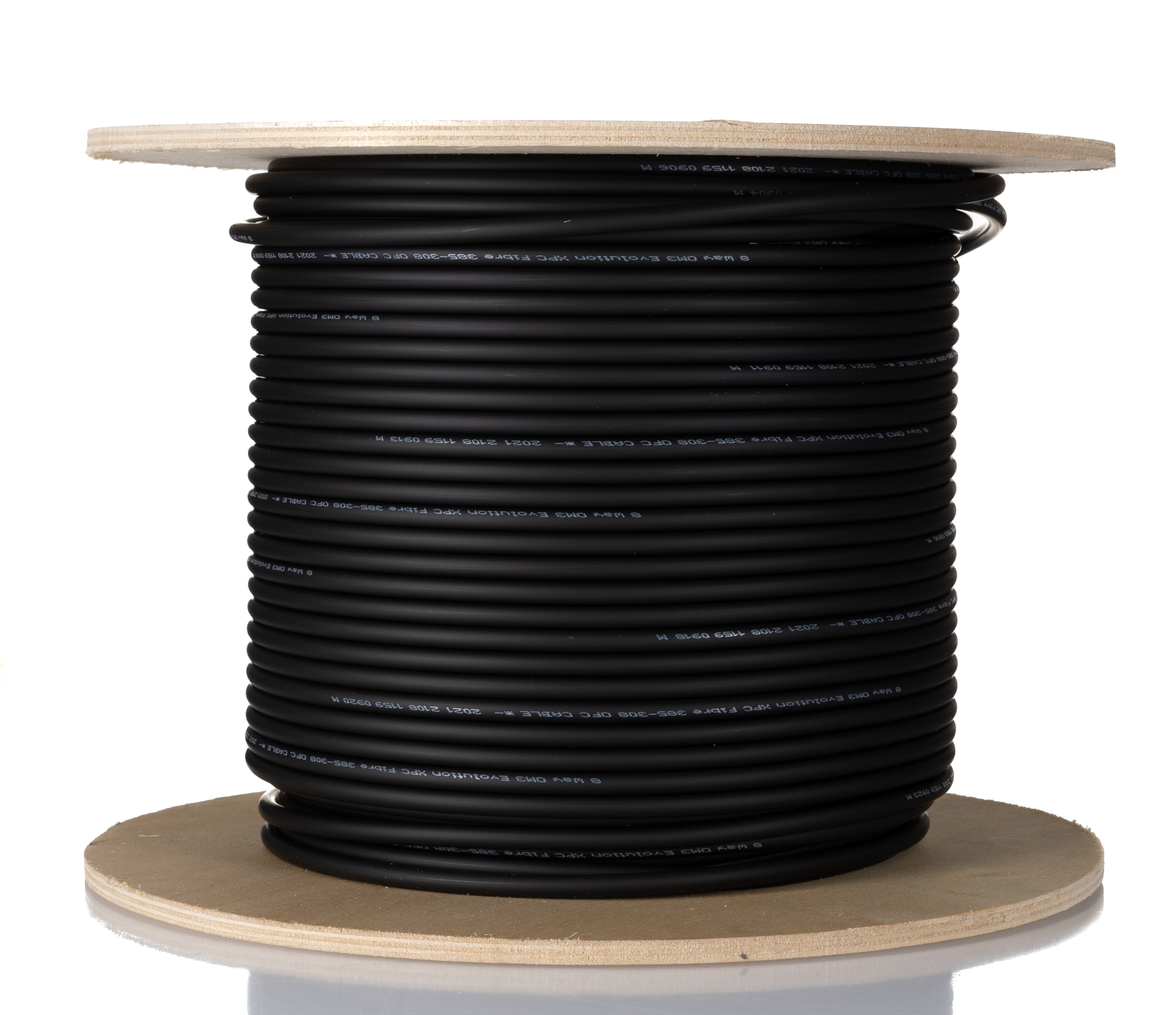 RS PRO OS2 Fibre Optic Cable, Black, 200m