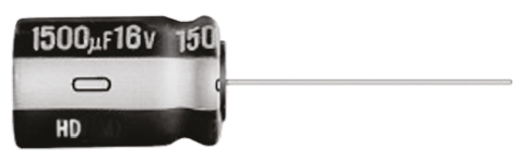 Panasonic 680μF Aluminium Electrolytic Capacitor 50V dc, Radial, Through Hole - EEUHD1H681S