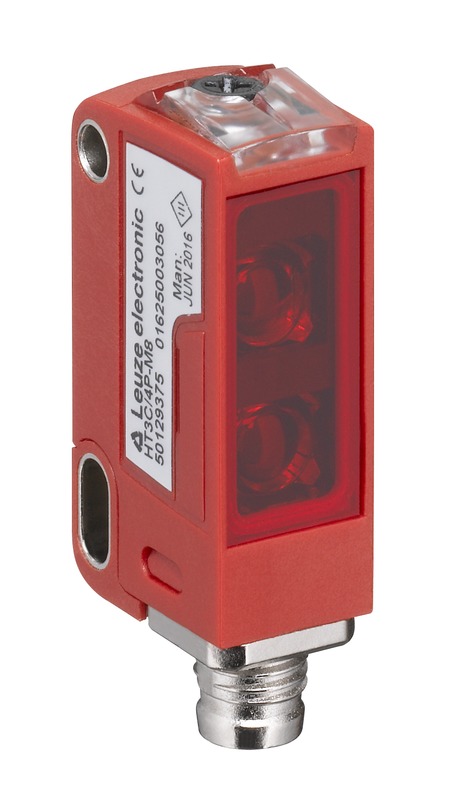 Leuze Diffuse Reflection Photoelectric Sensor, Rectangular Sensor, 0.015 → 0.55 m Detection Range