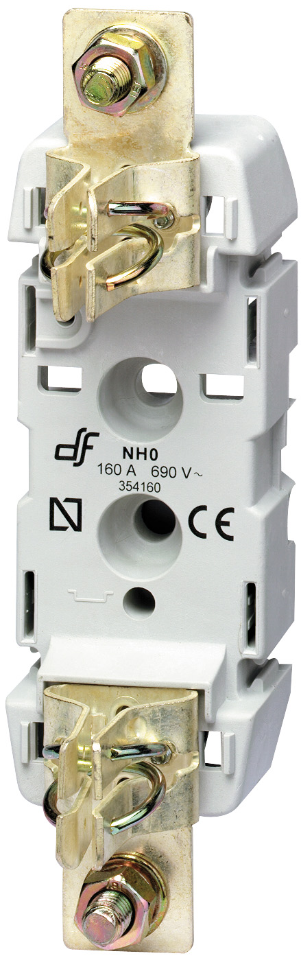 Socomec 160A Base Mount Fuse Holder for 0 Fuse, 690V