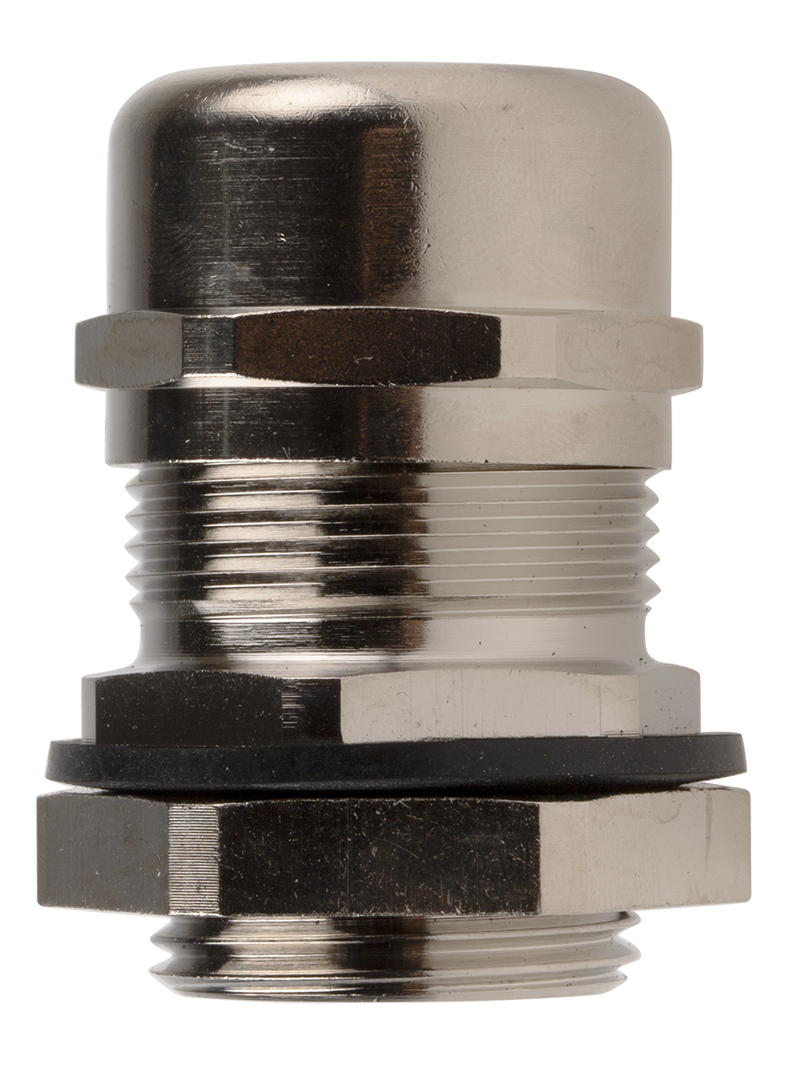 Alpha Wire FIT Wire Management Series Metallic Metal Cable Gland, NPT 3/4in Thread, 13mm min., 18mm max., IP66, IP68