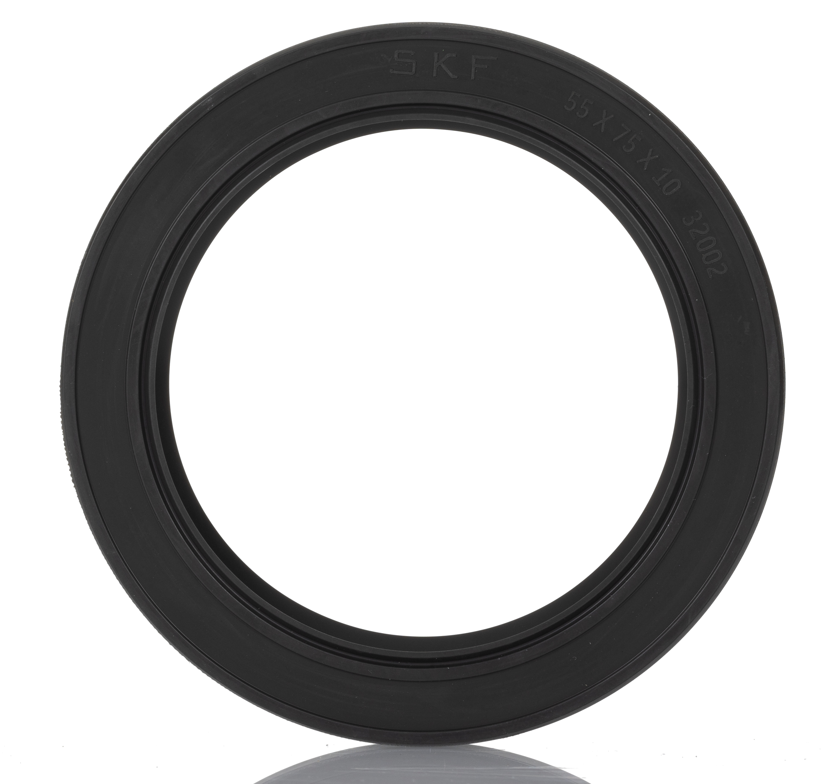 SKF Nitrile Rubber Seal, 55mm ID, 75mm OD, 10mm