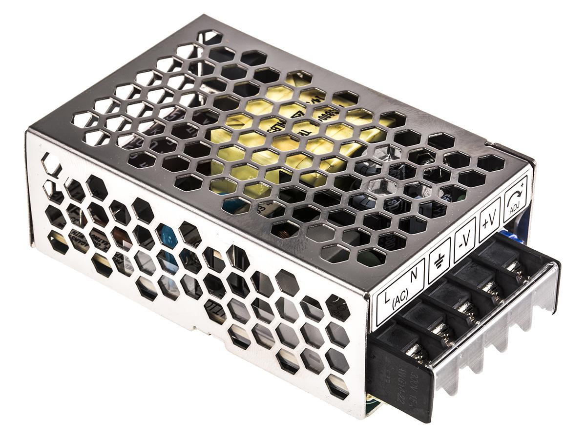 TDK-Lambda Switching Power Supply, LS25-15, 15V dc, 1.7A, 25W, 1 Output, 125 → 373 V dc, 88 → 264 V ac