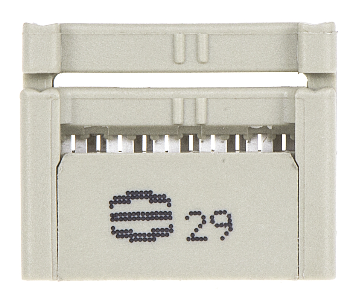 HARTING 10-Way IDC Connector Socket for Cable Mount, 2-Row