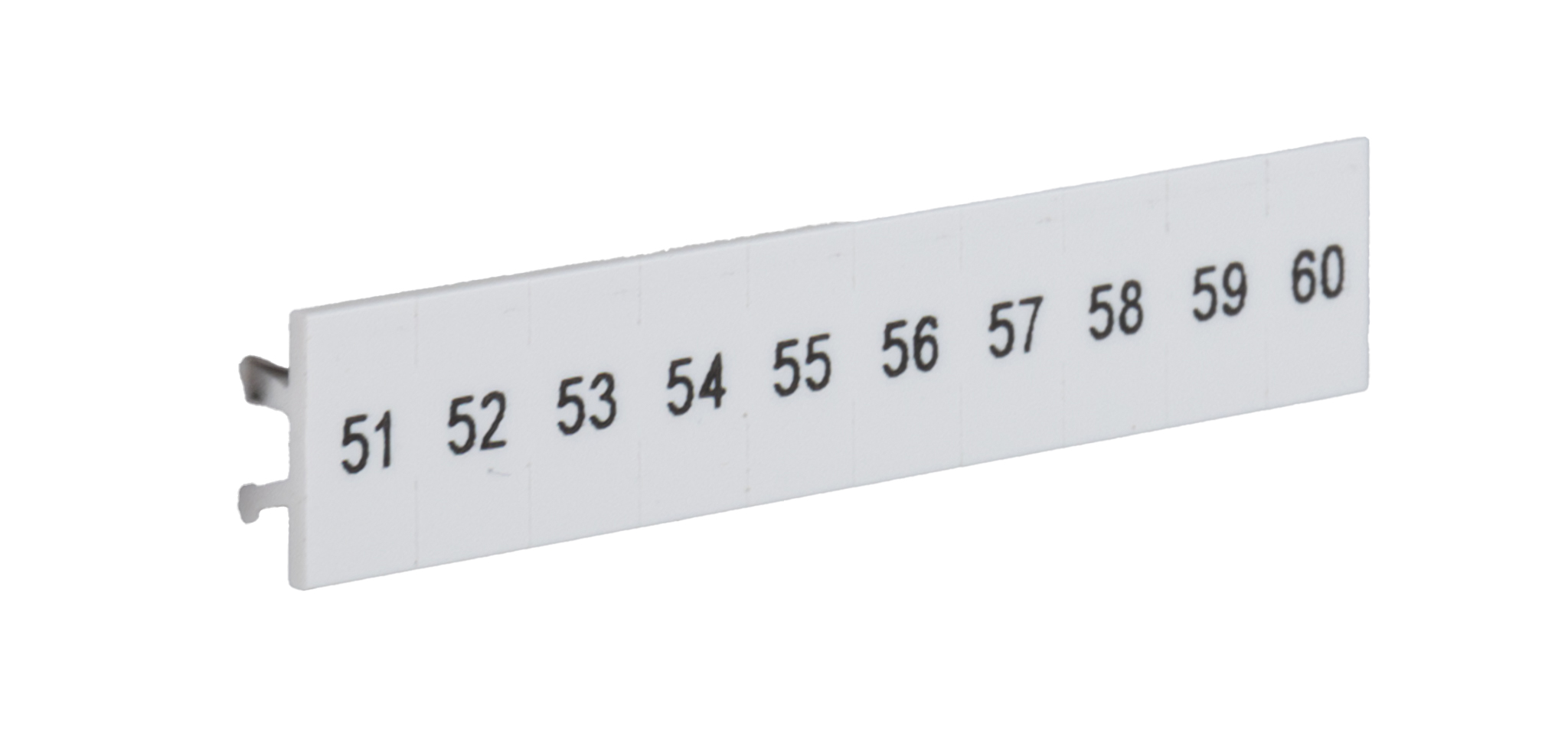 Phoenix Contact, ZB5.LGS :51 -60 Marker Strip for use with  for use with Terminal Blocks