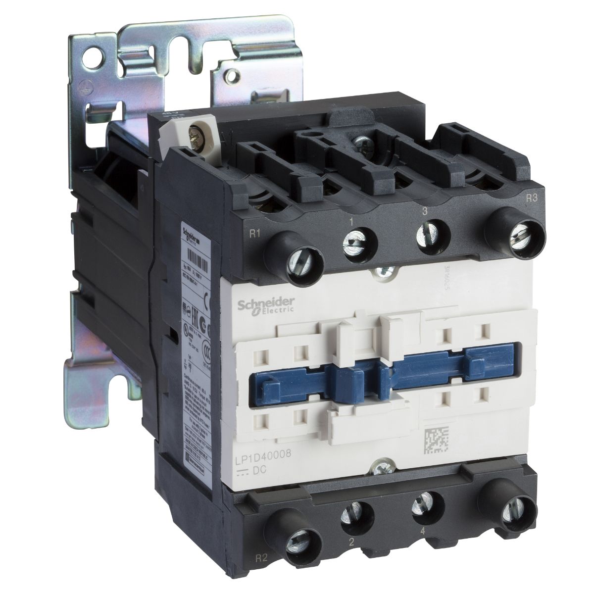 Schneider Electric TeSys D LP1D Contactor, 110 V dc Coil, 4-Pole, 80 A, 2NO + 2NC, 690 V ac/dc