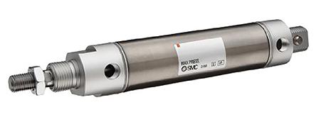 SMC 38.1 mm Pneumatic Piston Rod Cylinder - NCM Series, Double Acting Acting