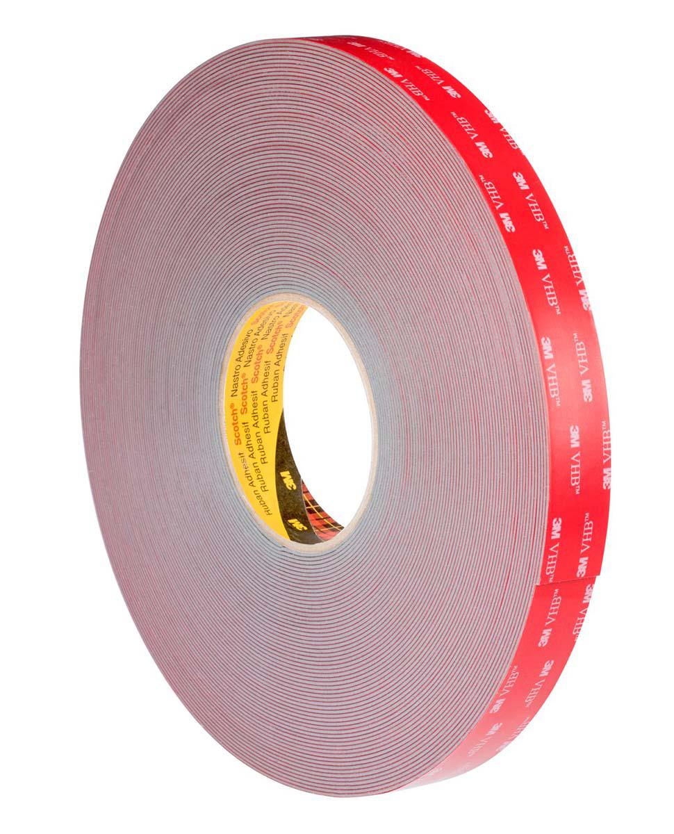 3M GPH-060GF, VHB™ Grey Foam Tape, 19.0mm x 3.0m, 0.60mm Thick