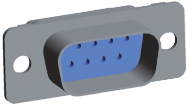 TE Connectivity Amplimite 109 9 Way Cable Mount D-sub Connector Plug